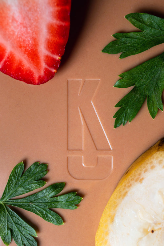 Chocolate con plátano y fresa