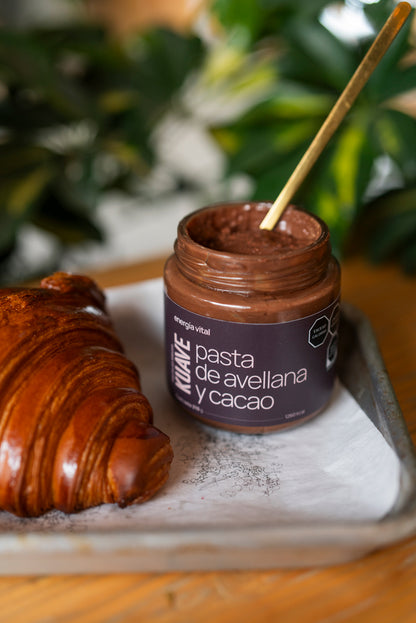 Pasta de avellana con cacao