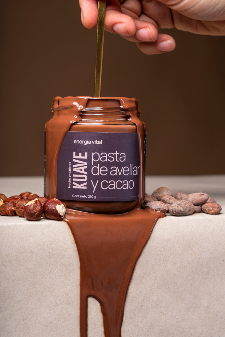 Pasta de avellana con cacao