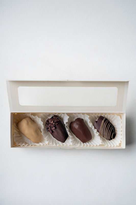 Dátiles rellenos mixtos 4 piezas