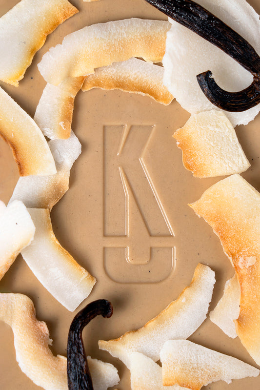 Chocolate con coco y vainilla