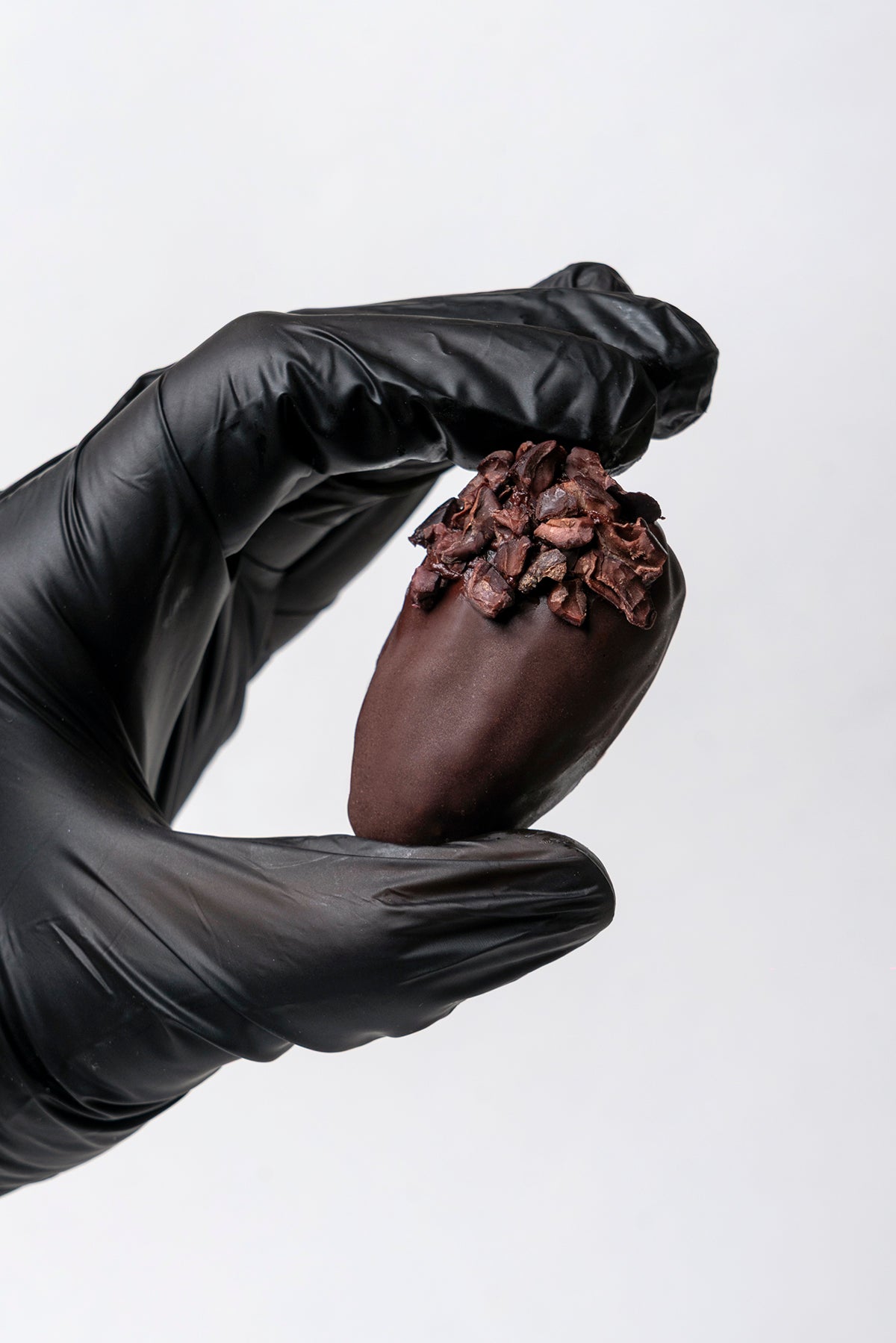 Dátil con caramelo y cubierto en chocolate