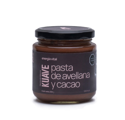 Pasta de avellana con cacao