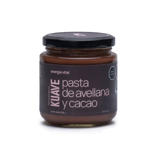 Pasta de avellana con cacao